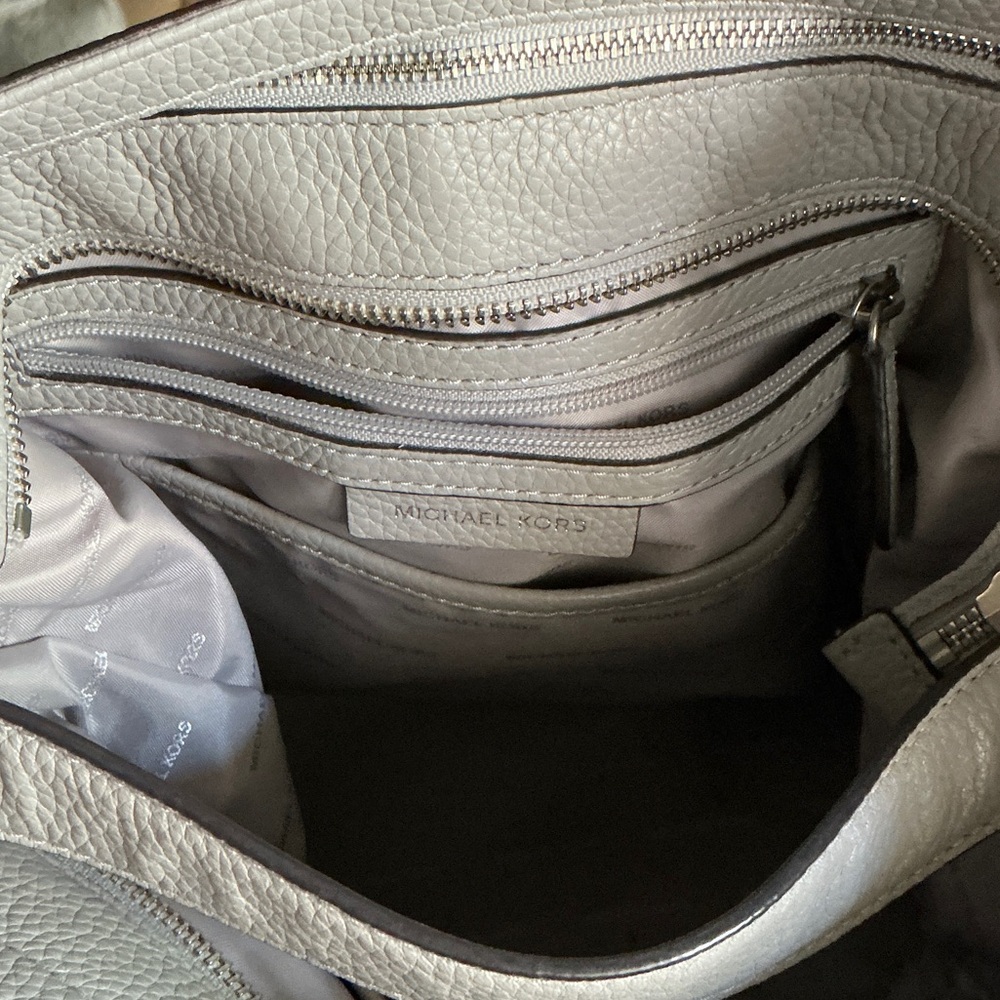 Michael Kors Gray Hobo Bag - Picture 5 of 7